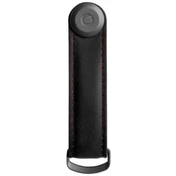 Sleutelhouders|Sleutelhouders>Orbitkey Crazy Horse Leather Key Organiser obsidian black/red