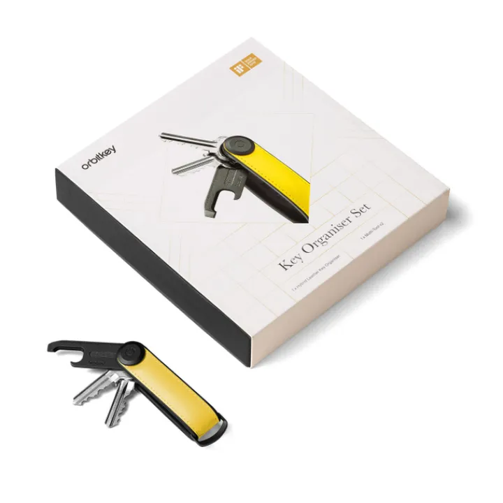 Sleutelhouders|Sleutelhouders>Orbitkey Key Organiser Set yellow