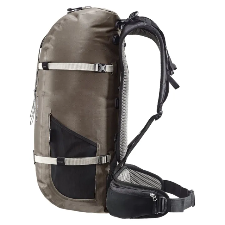Wintersport Rugzakken|Wandelrugzakken>Ortlieb Atrack 35 L Daypack dark sand