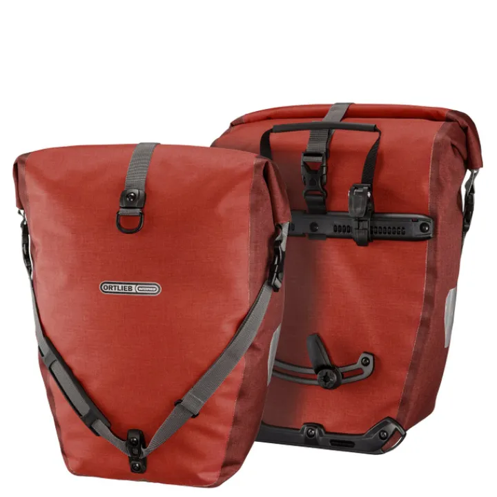 Heren Reistassen|Dames Reistassen>Ortlieb Back-Roller Plus (set van 2x 20L) salsa/dark-chili