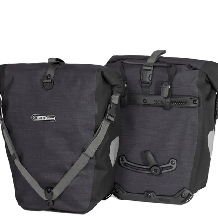 Heren Reistassen|Dames Reistassen>Ortlieb Back-Roller Plus (set van 2x 20L) granite/black