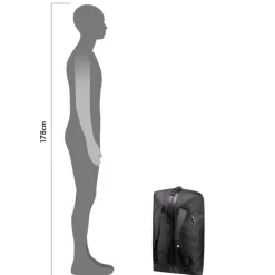 Heren Reistassen|Dames Reistassen>Ortlieb Metrosphere Duffle 60L black-embossed