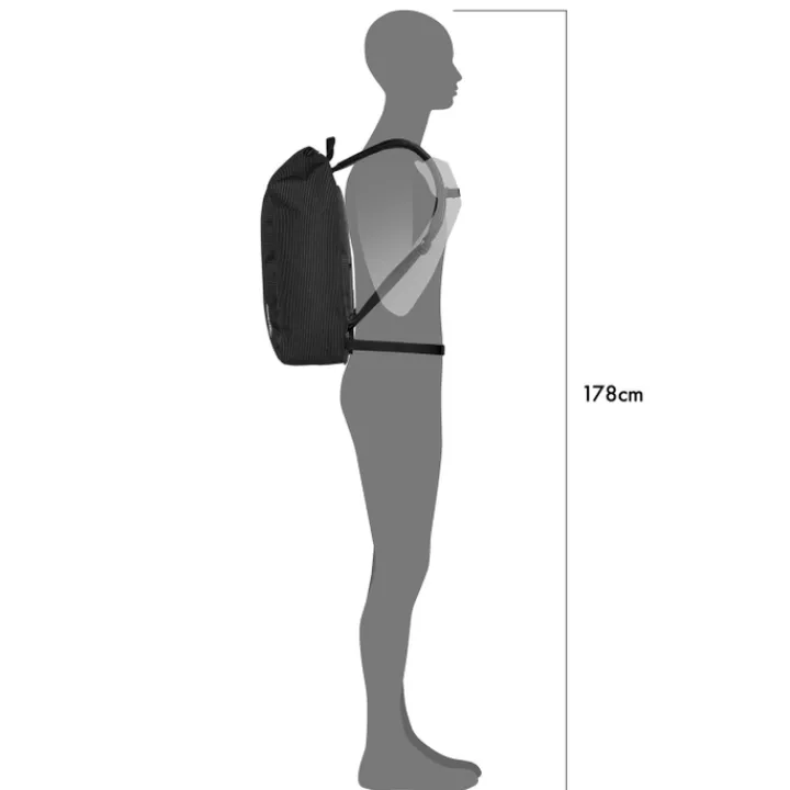 Fietsrugzakken|15 Inch Laptoptassen>Ortlieb Velocity High Visibility 23 L black-reflective