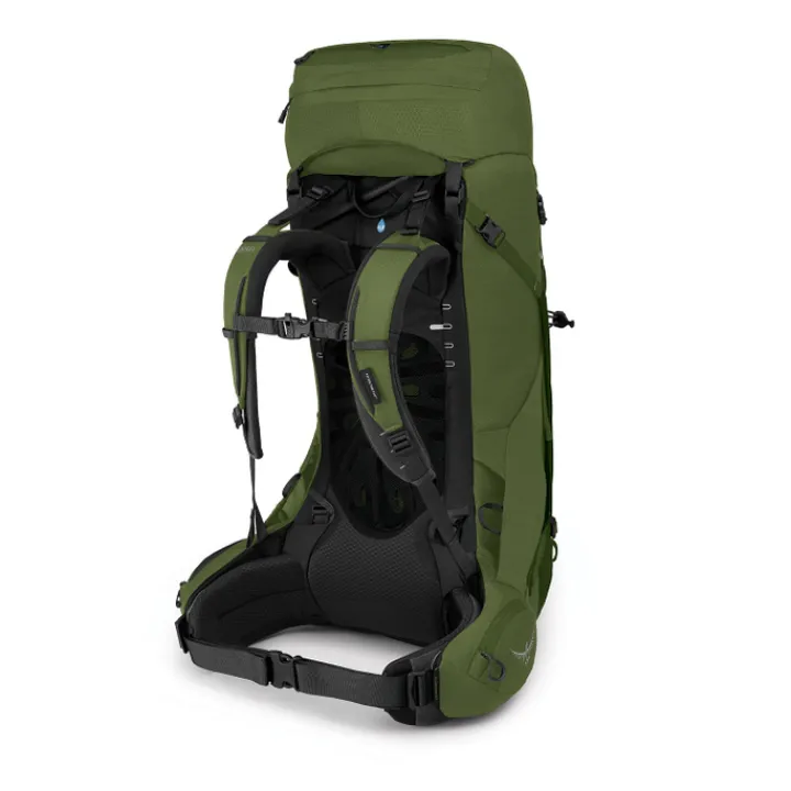 Grote Rugzakken|Trekking Rugzakken>Osprey Aether 55 Backpack L/XL mustard green