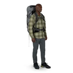 Grote Rugzakken|Trekking Rugzakken>Osprey Aether Pro 75 S/M silver lining
