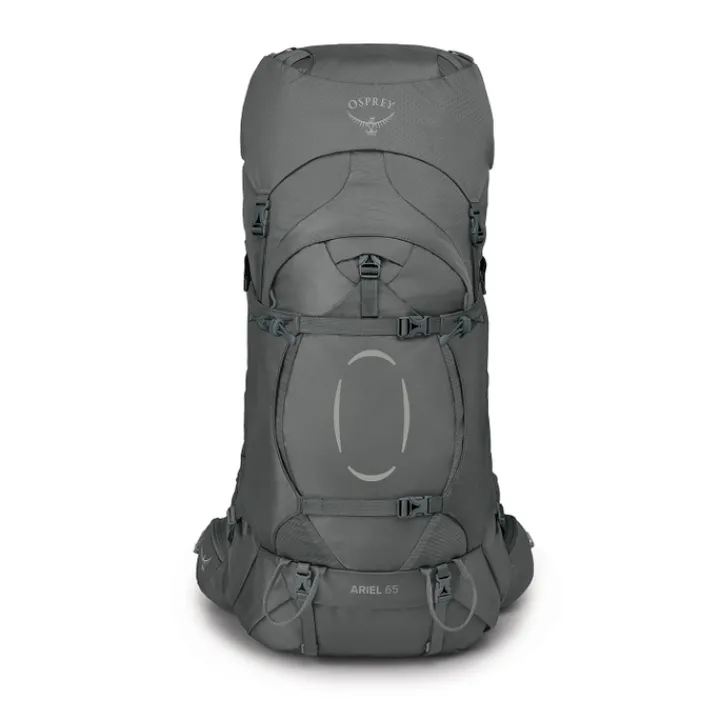Trekking Rugzakken|Grote Rugzakken>Osprey Ariel 65 Womens Backpack XS/S medium gray