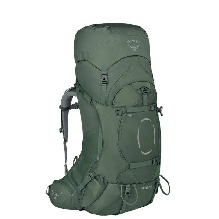 Grote Rugzakken|Trekking Rugzakken>Osprey Ariel 55 Womens Backpack M/L koseret green