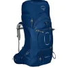 Grote Rugzakken|Trekking Rugzakken>Osprey Ariel 65 Womens Backpack M/L ceramic blue