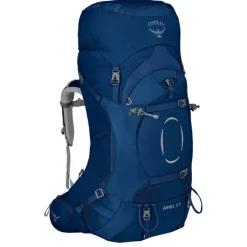 Grote Rugzakken|Trekking Rugzakken>Osprey Ariel 65 Womens Backpack M/L ceramic blue
