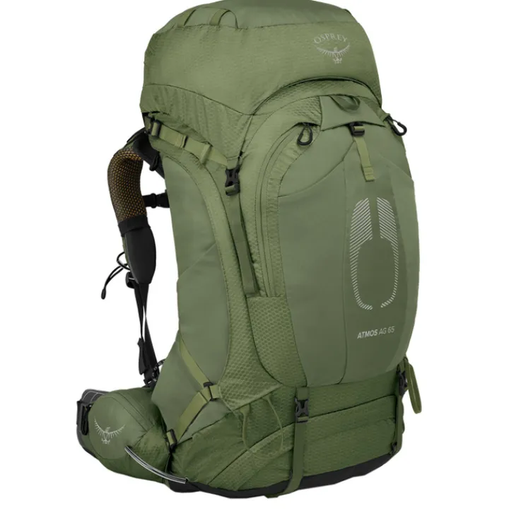Grote Rugzakken|Trekking Rugzakken>Osprey Atmos AG 65 L-XL mythical green