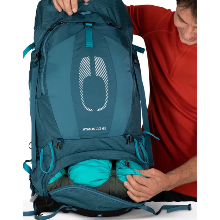 Grote Rugzakken|Trekking Rugzakken>Osprey Atmos AG 50 S/M black