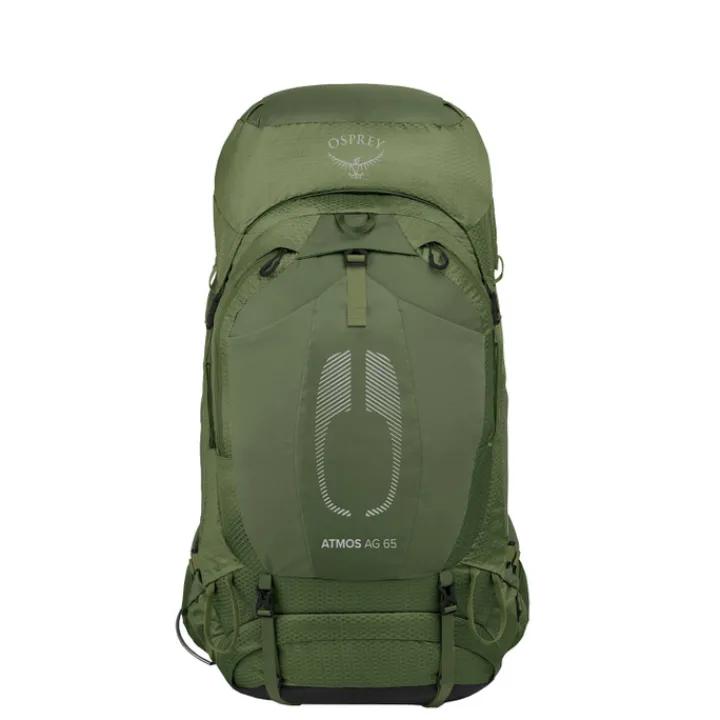 Grote Rugzakken|Trekking Rugzakken>Osprey Atmos AG 65 S/M mythical green
