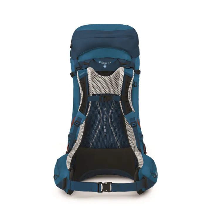 Grote Rugzakken|Trekking Rugzakken>Osprey Atmos AG LT 50 L/XL night shift/scoria blue