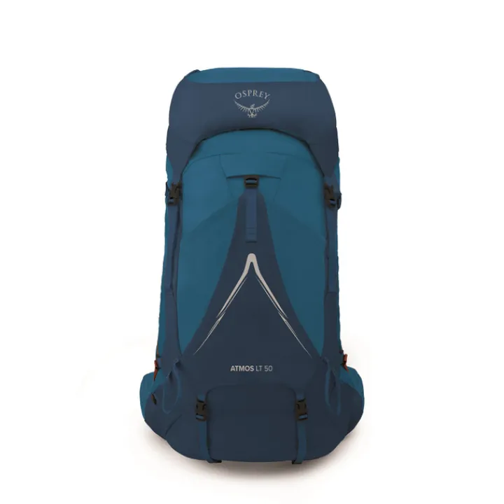 Grote Rugzakken|Trekking Rugzakken>Osprey Atmos AG LT 50 L/XL night shift/scoria blue