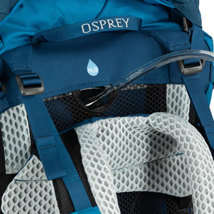 Grote Rugzakken|Trekking Rugzakken>Osprey Atmos AG LT 65 L/XL night shift/scoria blue
