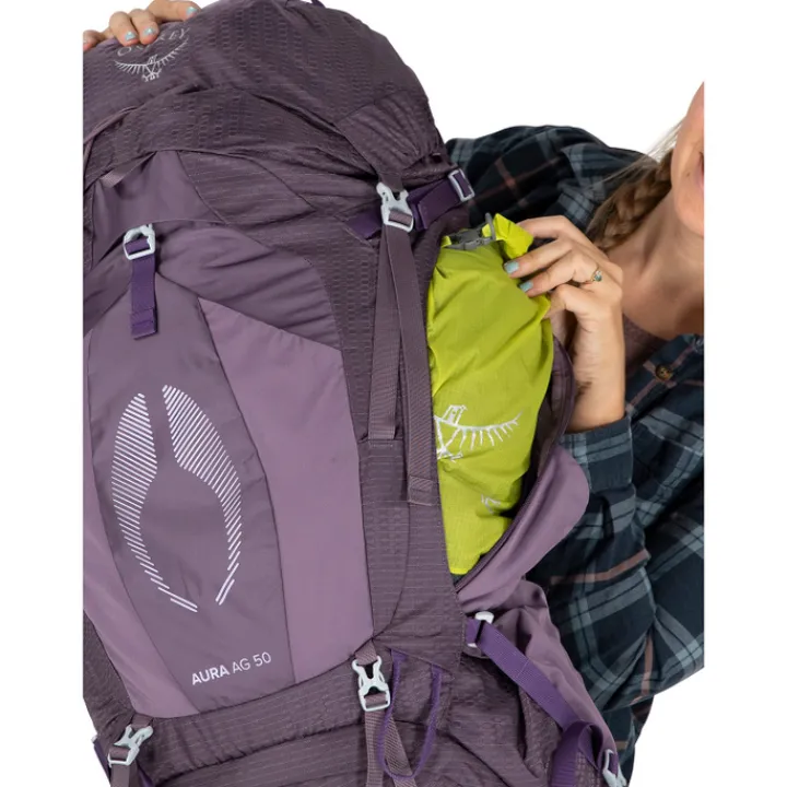 Grote Rugzakken|Trekking Rugzakken>Osprey Aura AG 50 WM/L enchantment purple
