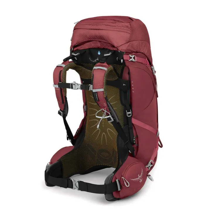 Trekking Rugzakken|Grote Rugzakken>Osprey Aura AG 50 WXS/S berry sorbet red