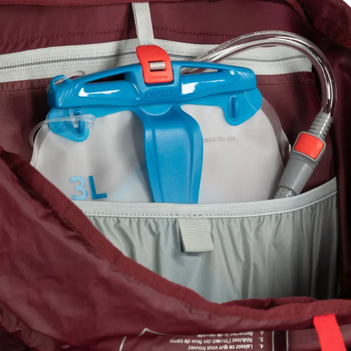 Grote Rugzakken|Trekking Rugzakken>Osprey Aura AG LT 65 WM/L antidote purple