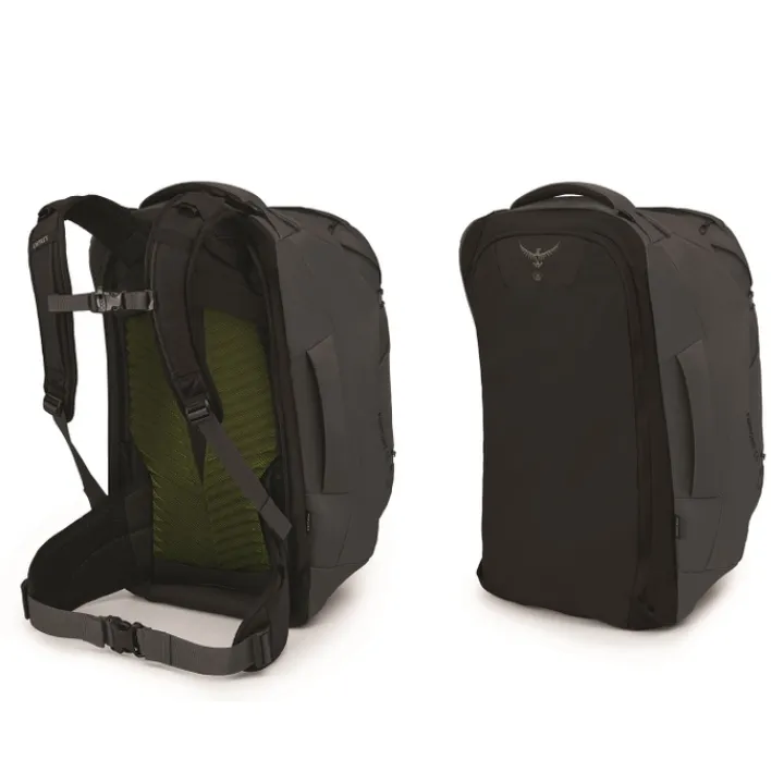 Grote Rugzakken|Wandelrugzakken>Osprey Farpoint 55 Backpack tunnel vision grey