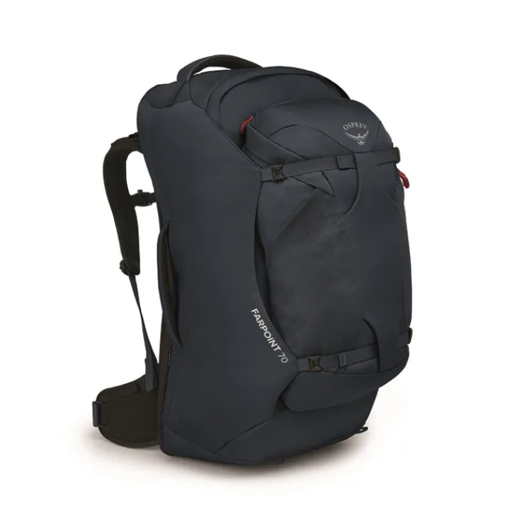 Grote Rugzakken|Heren Rugzakken>Osprey Farpoint 70 Travel Backpack muted space blue