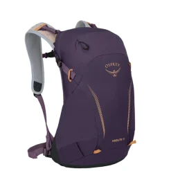 Kleine Rugzakken|Wandelrugzakken>Osprey Hikelite 18 purple ink-purple dusk-cheddar orange