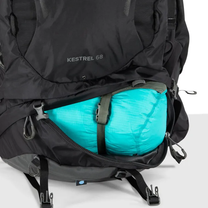 Grote Rugzakken|Trekking Rugzakken>Osprey Kestrel 68 S/M black