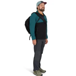 Schoudertassen|Herentassen>Osprey Metron 18 Messenger magma brown-goby orange