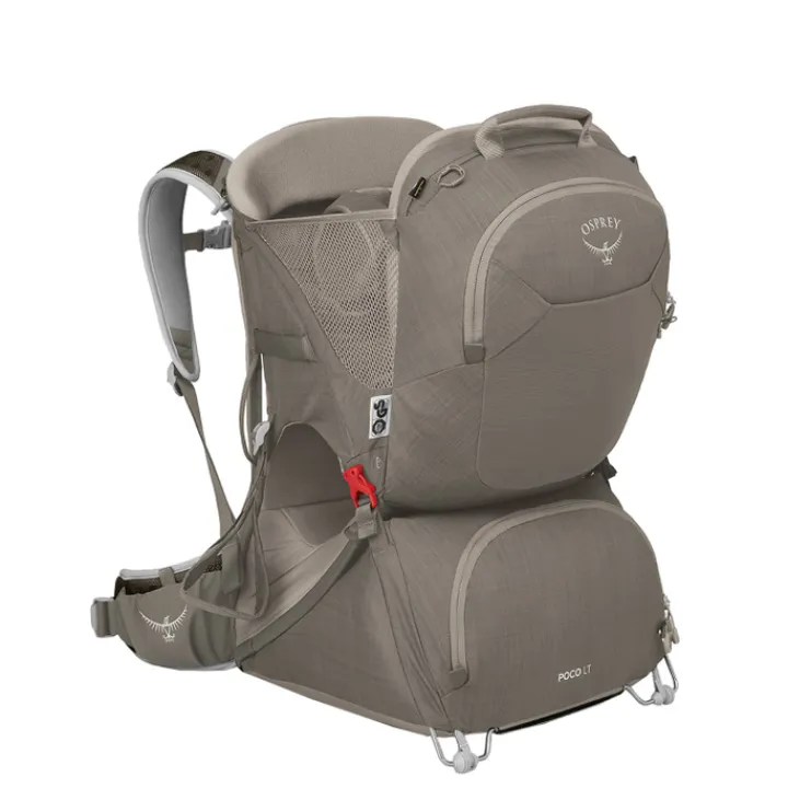 Kinderdragers|Heren Rugzakken>Osprey Poco LT concrete tan