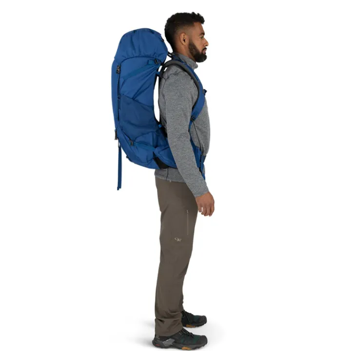 Grote Rugzakken|Trekking Rugzakken>Osprey Rook 50 astology blue-blue flame
