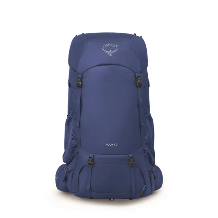 Grote Rugzakken|Trekking Rugzakken>Osprey Rook 50 astology blue-blue flame
