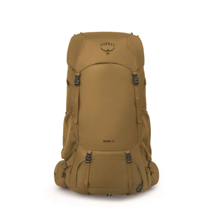 Grote Rugzakken|Trekking Rugzakken>Osprey Rook 50 histosol brown/rhino grey