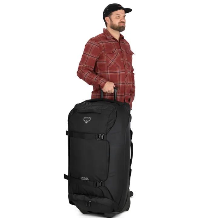 Heren Reistassen|Dames Reistassen>Osprey Sojourn Shuttle Wheeled Duffel 130L koseret green
