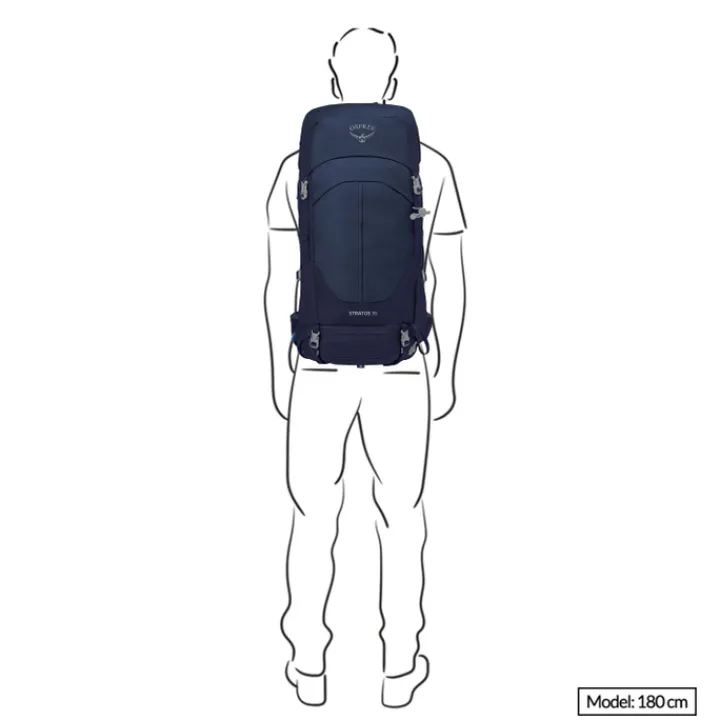 Hiking Backpacks|Heren Rugzakken>Osprey Stratos 36 Backpack cetacean blue