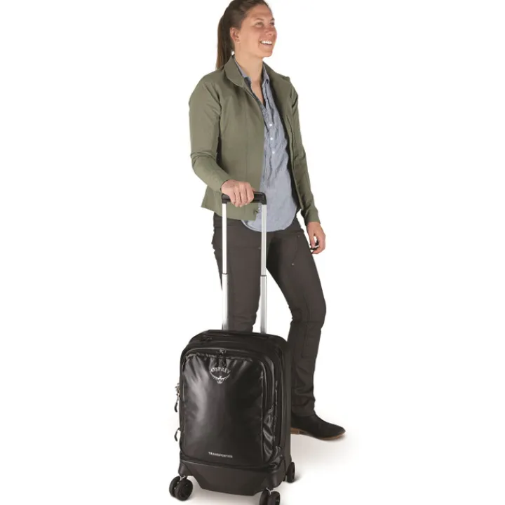 Transavia Trolleys|Klm Trolleys>Osprey Transporter Hardside Hybrid 36L venturi blue