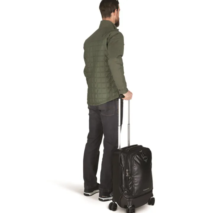 Transavia Trolleys|Klm Trolleys>Osprey Transporter Hardside Hybrid 36L venturi blue