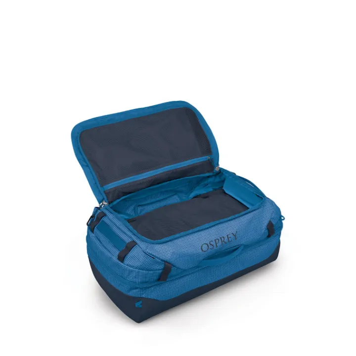 Heren Reistassen|Dames Reistassen>Osprey Transporter Squffel 70 blue flame-scoria blue