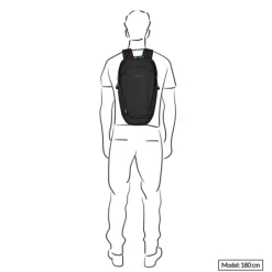 Daypack|Anti Diefstal Rugzakken>Pacsafe Eco 25L Backpack Econyl gravity gray