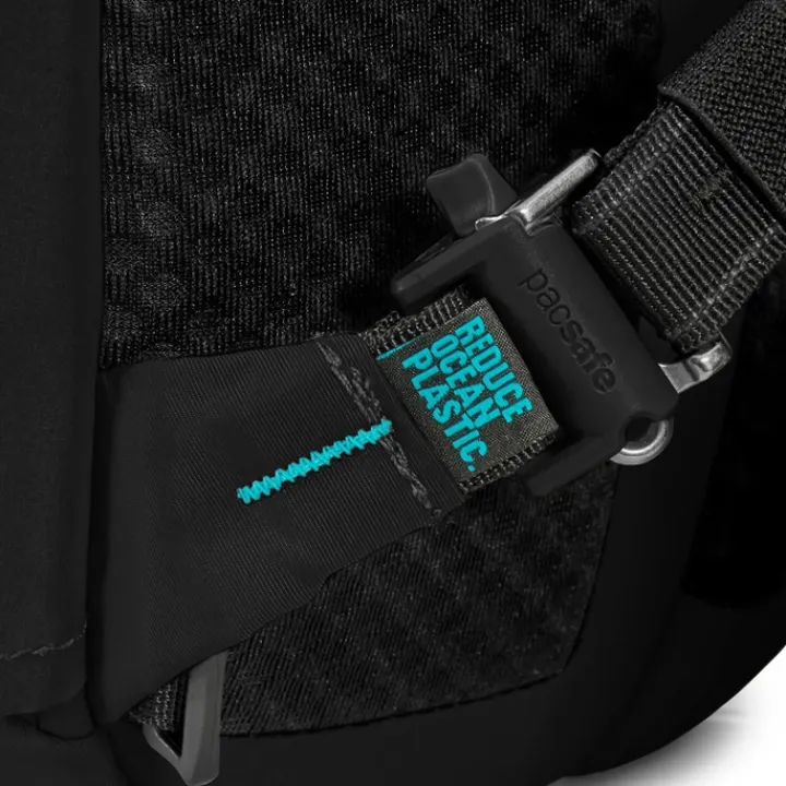Daypack|Anti Diefstal Rugzakken>Pacsafe Eco 25L Backpack Econyl black