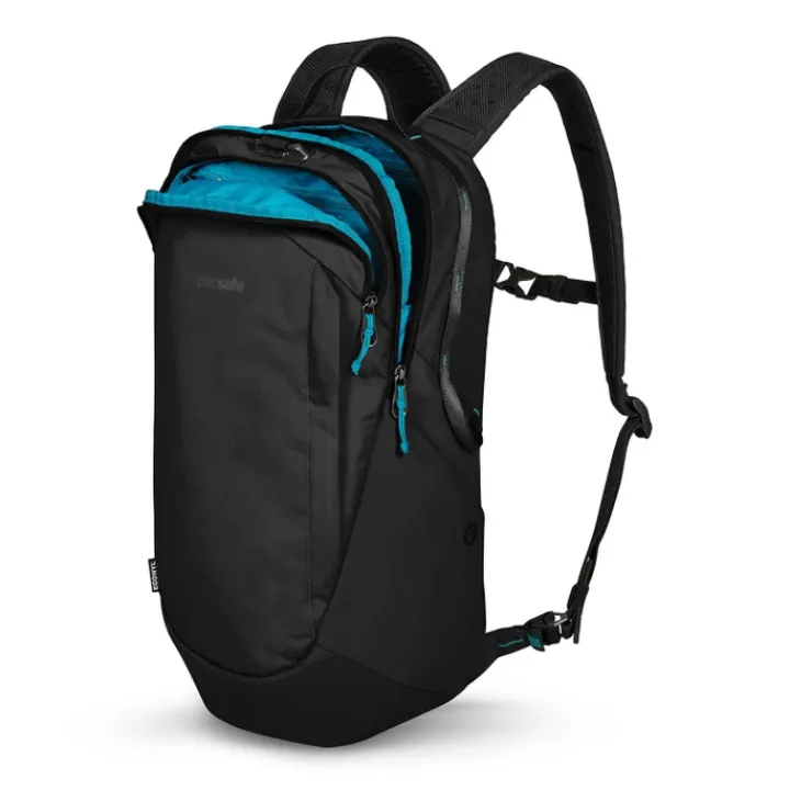 Daypack|Anti Diefstal Rugzakken>Pacsafe Eco 25L Backpack Econyl black