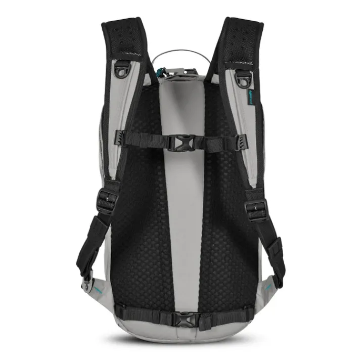 Kleine Rugzakken|Daypack>Pacsafe Eco 18L Backpack Econyl gravity gray