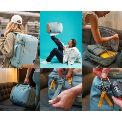 Daypack|Anti Diefstal Rugzakken>Pacsafe Go Carry-On Backpack 34L Anti-Theft rose