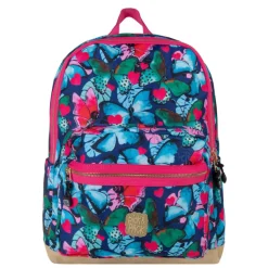 Peuter Rugzakken|Meisjesrugzakken>Pick & Pack Beautiful Butterfly Backpack L navy