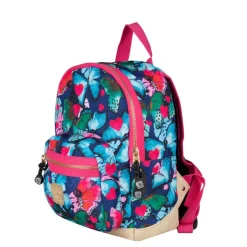 Peuter Rugzakken|Meisjesrugzakken>Pick & Pack Beautiful Butterfly Backpack S navy
