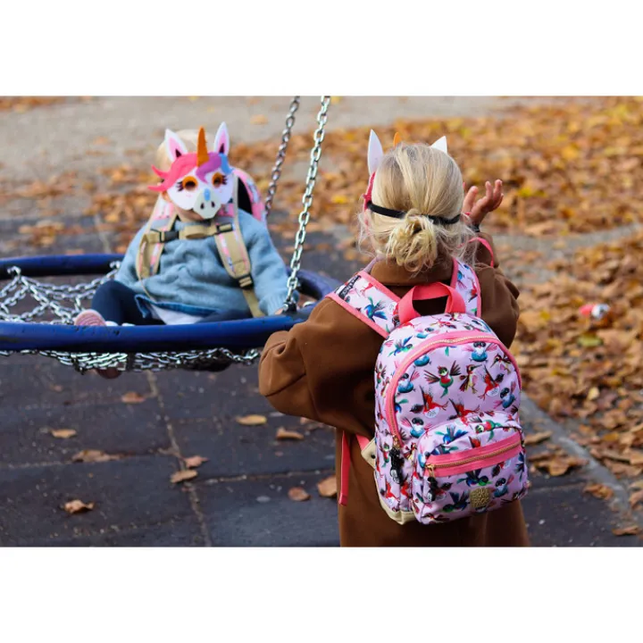 Peuter Rugzakken|Meisjesrugzakken>Pick & Pack Birds Backpack S soft pink