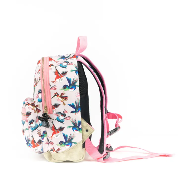Peuter Rugzakken|Meisjesrugzakken>Pick & Pack Birds Backpack S soft pink