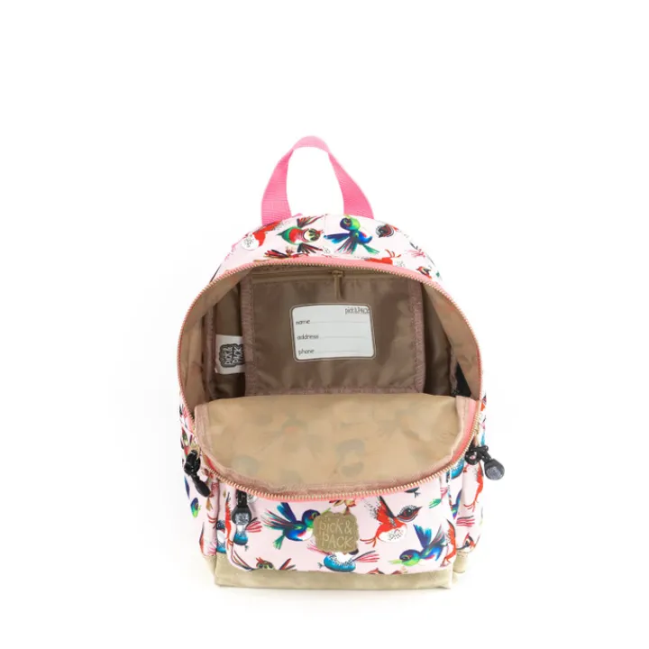 Peuter Rugzakken|Meisjesrugzakken>Pick & Pack Birds Backpack S soft pink