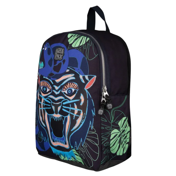 Peuter Rugzakken|Kinderrugzakken>Pick & Pack Dangerous Cat AOP Backpack M carbon