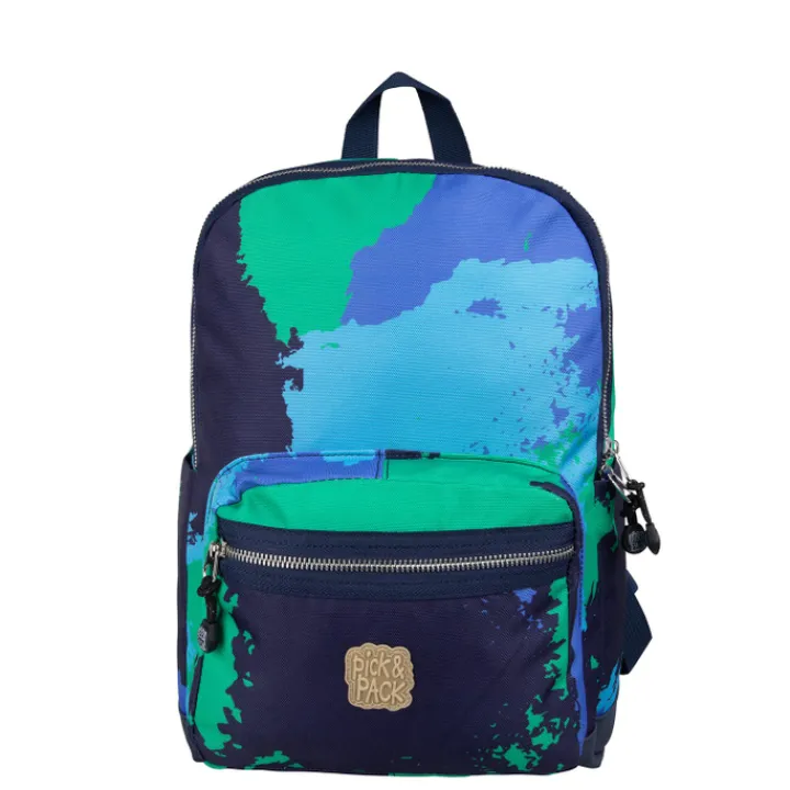 Peuter Rugzakken|Kinderrugzakken>Pick & Pack Faded Camo Backpack M blue