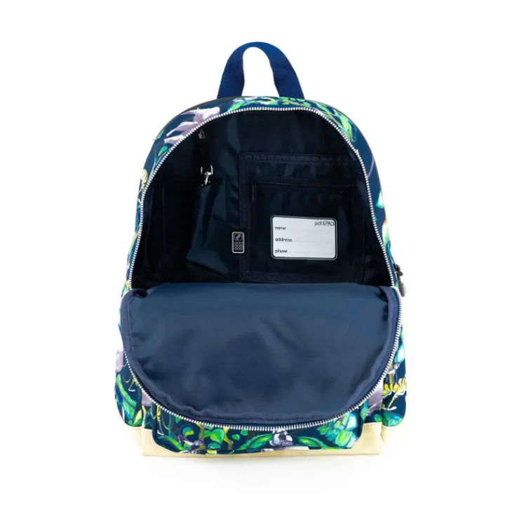 Peuter Rugzakken|Kinderrugzakken>Pick & Pack Happy Jungle Backpack M navy
