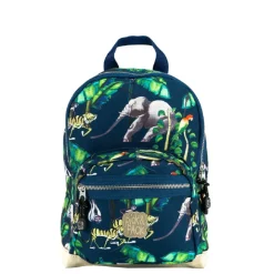 Peuter Rugzakken|Kinderrugzakken>Pick & Pack Happy Jungle Backpack S navy